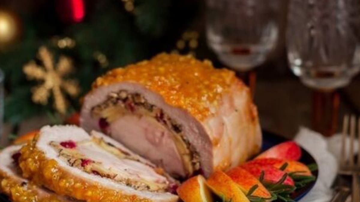 Receta de lomo de cerdo relleno: Una exquisita alternativa para la cena de Navidad