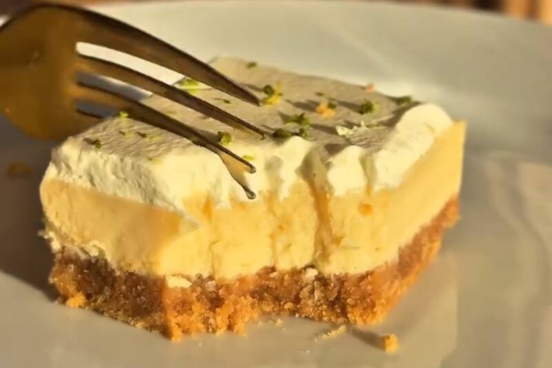 Solo se necesitan siete ingredientes distintos para este postre.