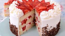 Receta de Torta Frutillas con Crema: El mejor pastel para preparar este 14 de febrero