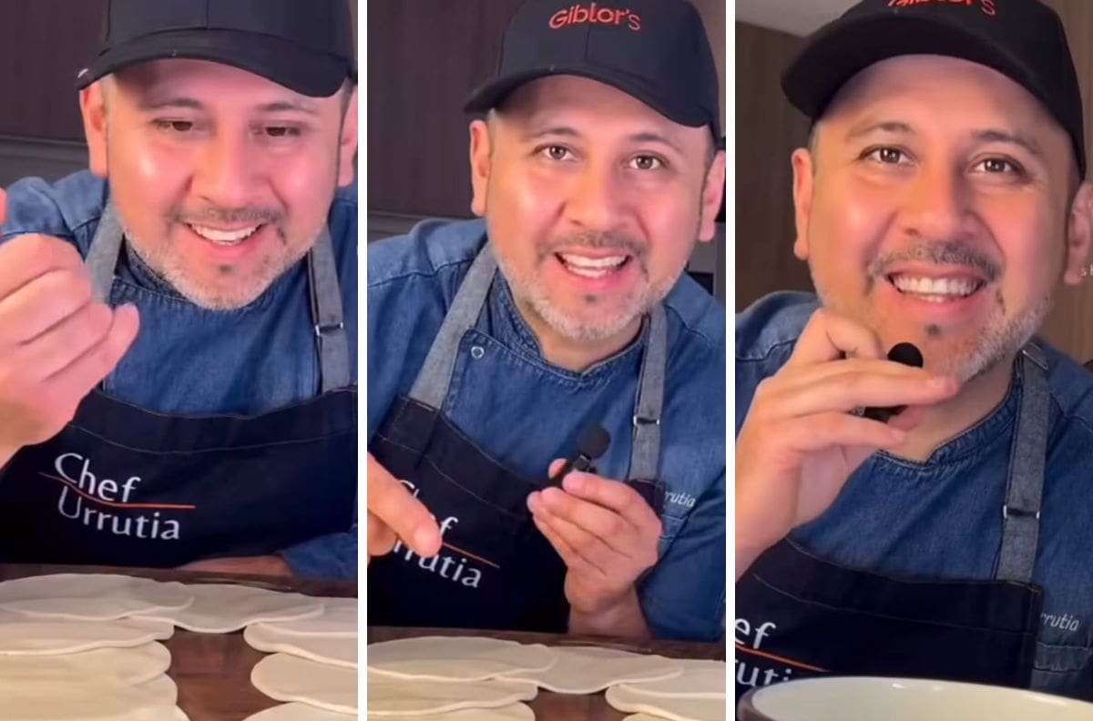 Chef Cristian Urrutia entrega la mejor receta para masa de empanadas de pino al horno