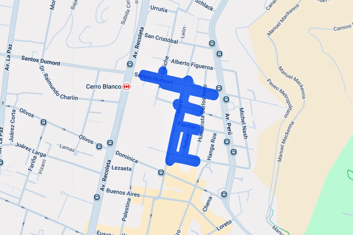 Se verá afectado en un sector aledaño a un metro. Créditos: Enel.