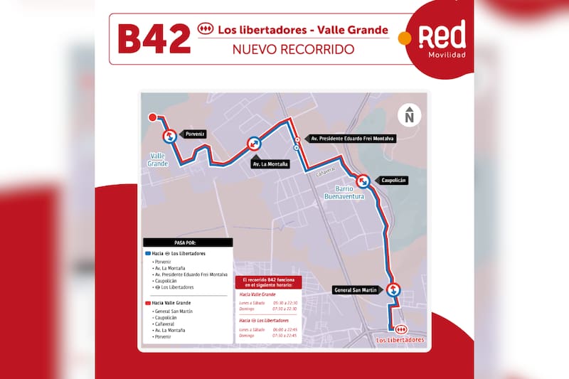Nuevo recorrido unirá el sector norte de la Región Metropolitana.