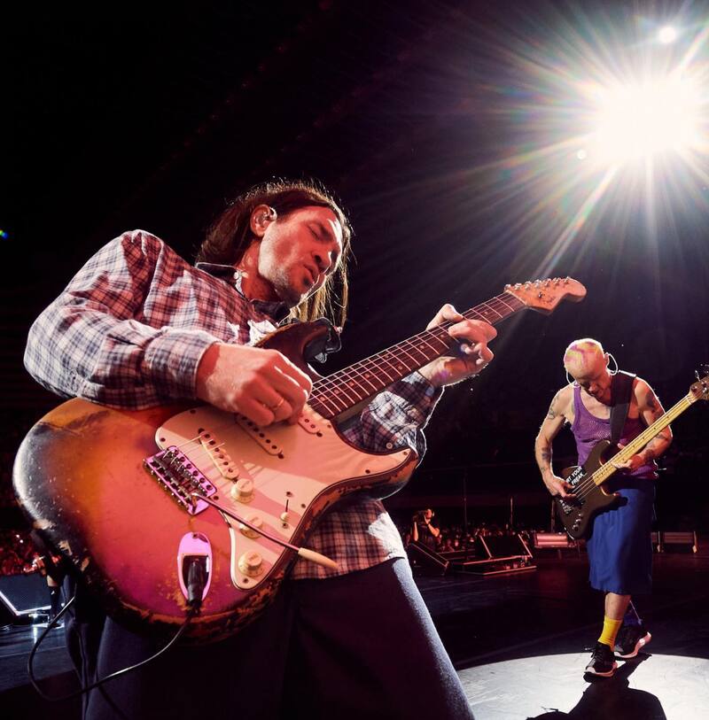 John Frusciante junto a Flea