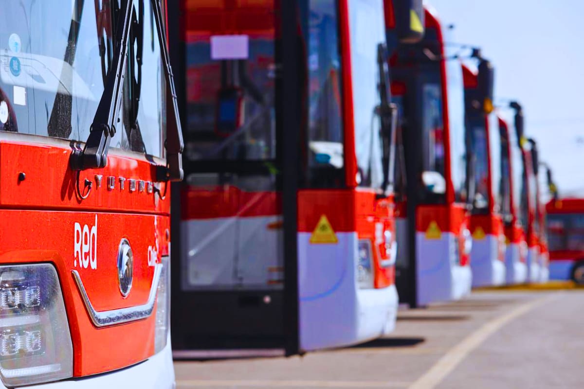 Los buses J13 y J13c tendrán cambios en sus trayectos. Foto: Gobierno de Chile.