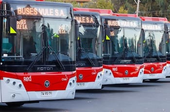 Desde China a Chile: llega nueva flota de buses RED que beneficiará a 20 comunas de la RM