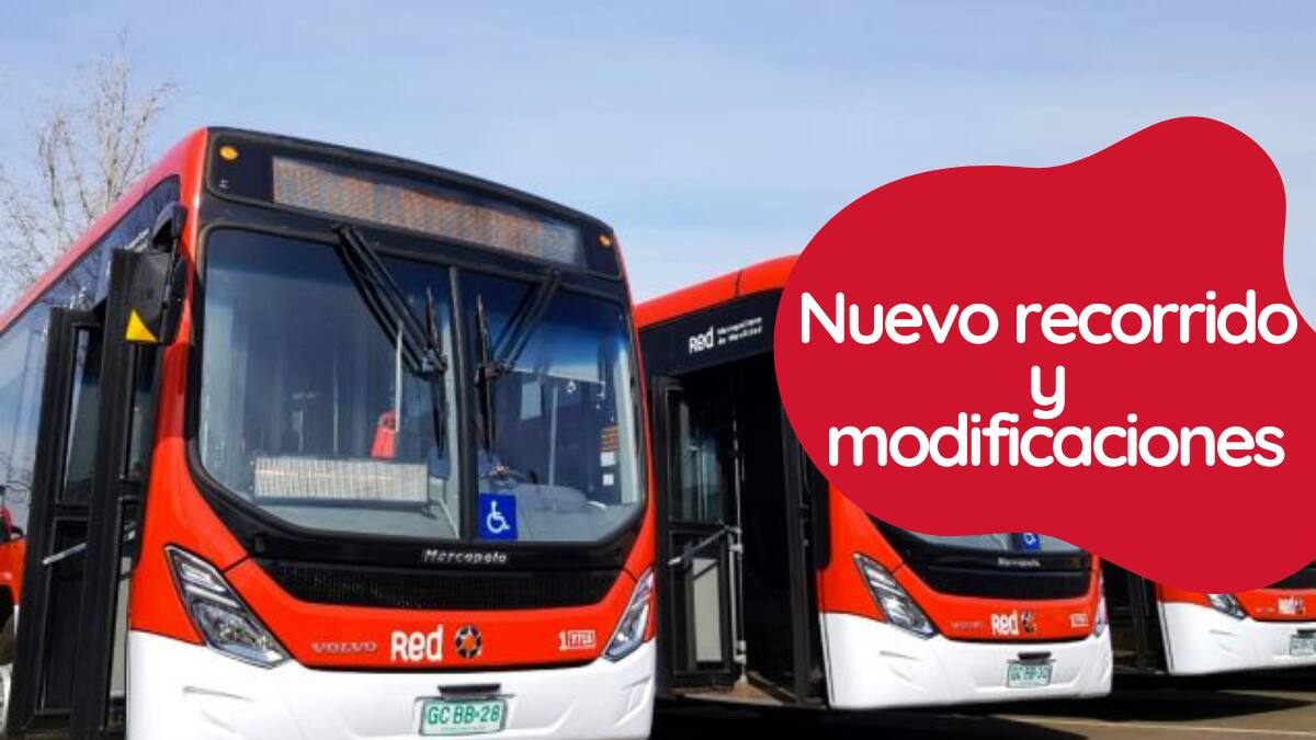 Red Movilidad anunció nuevas modificaciones y recorridos: Dos comunas de la RM se verán beneficiadas