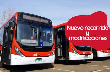 Red Movilidad anunció nuevas modificaciones y recorridos: Dos comunas de la RM se verán beneficiadas