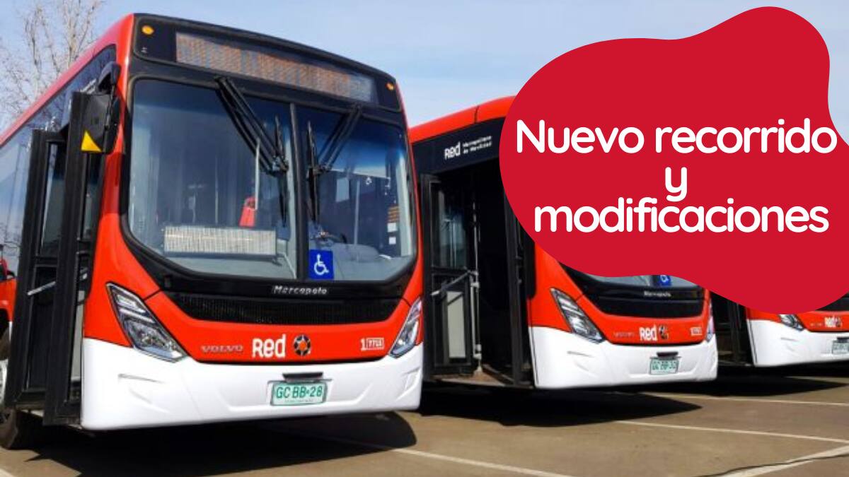 Este es el NUEVO recorrido de Red Movilidad que conectará las comunas de San Bernardo, El Bosque y La Cisterna