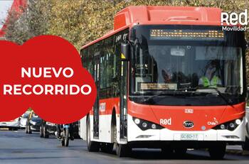 Nuevo recorrido de la Red de Movilidad unirá Huechuraba con Recoleta