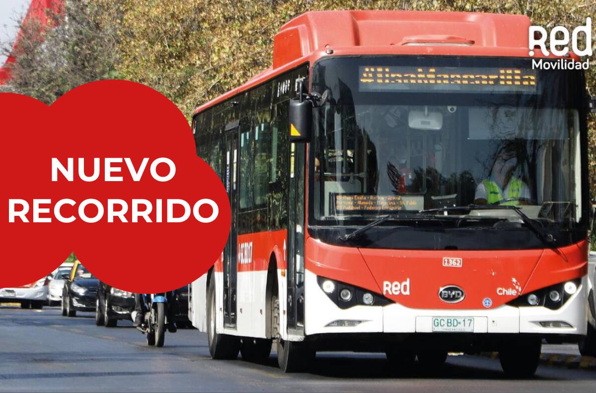 Nuevo recorrido de RED conectará a las comunas de Maipú y Cerrillos: conoce por dónde pasará