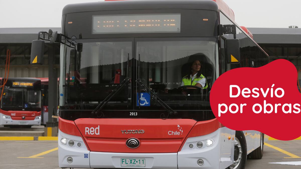 Red Movilidad anuncia DESVÍO por obras que afectará a la comuna de Maipú