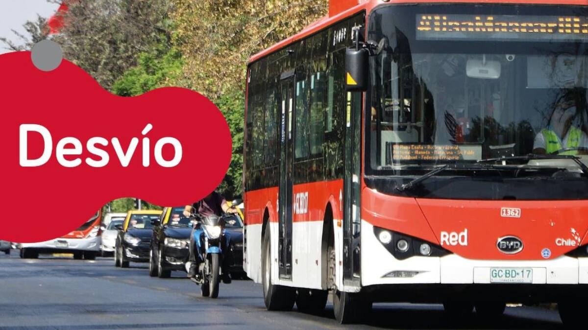 RED informa que se desviarán 7 recorridos en Independencia por obras: Revisa cuáles son y sus nuevas paradas