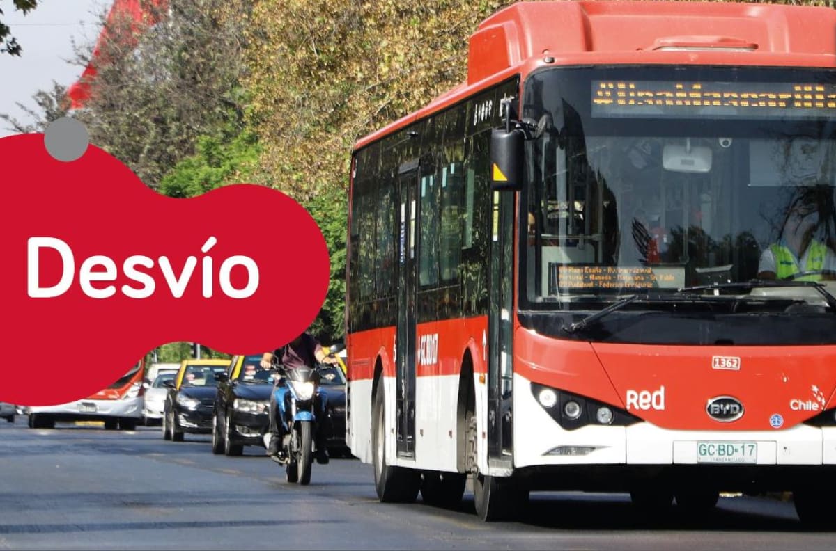 RED informa que se desviarán 7 recorridos en Independencia por obras: Revisa cuáles son y sus nuevas paradas