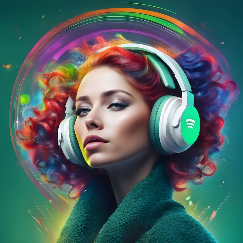 La explosión musical es lo que destaca en Spotify, según la IA.