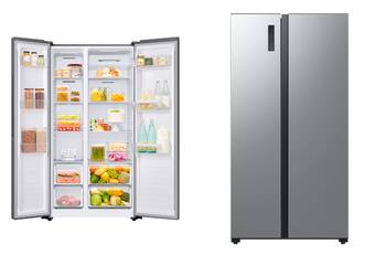 Paris tiene disponible un refrigerador Samsung de 490L con 43% de descuento