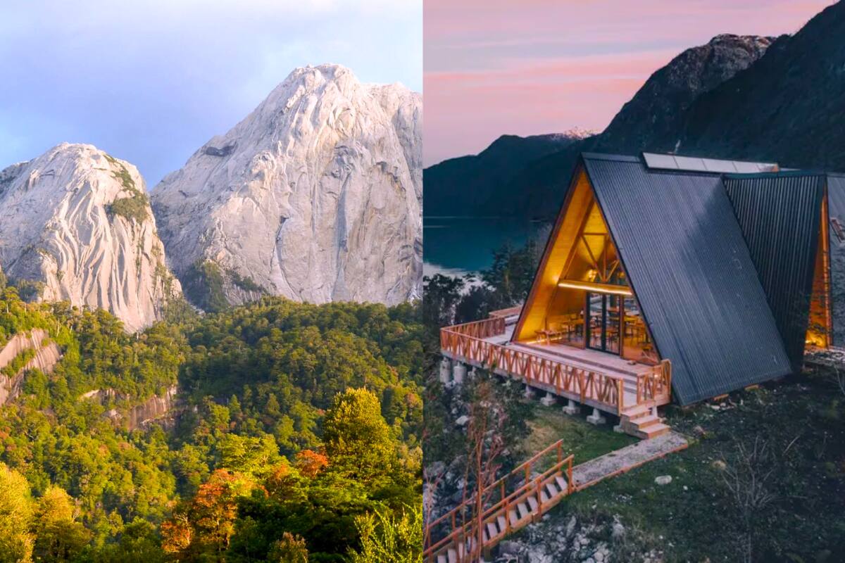 Descubre un hermoso paraíso que incluye lagos y grandes montañas.