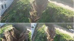 Nuevo socavón afecta a lujoso condominio de Cachagua