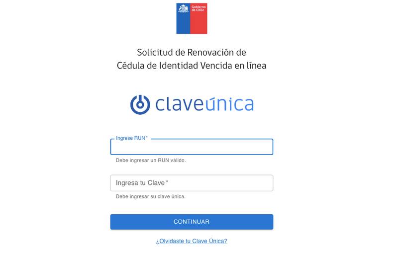 Así es la plataforma para solicitar la renovación de carnet.