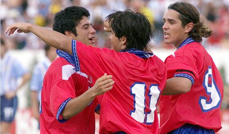 en sus tiempos de seleccionado chileno.