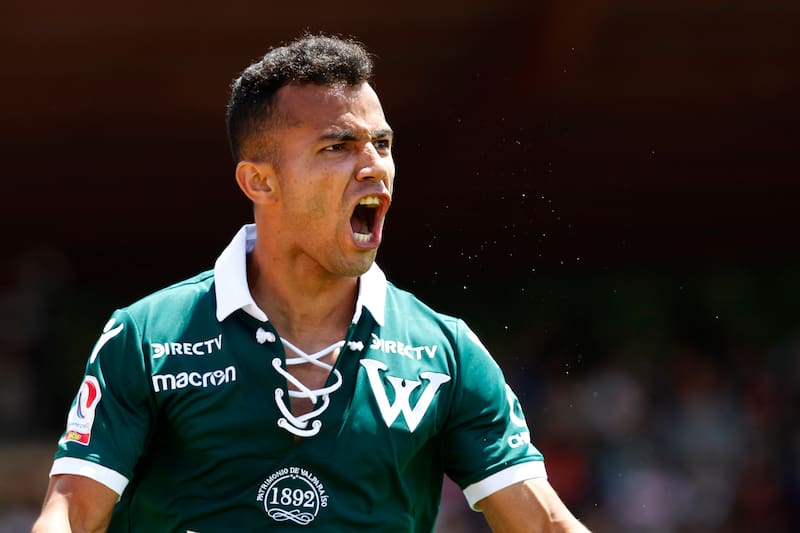 El venezolano en su paso por Santiago Wanderers.