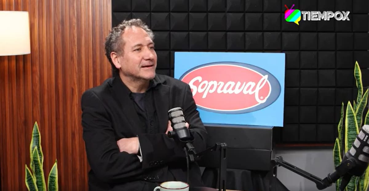 Juan Pablo Sáez en el programa de TiempoX. Foto: Reproducción.
