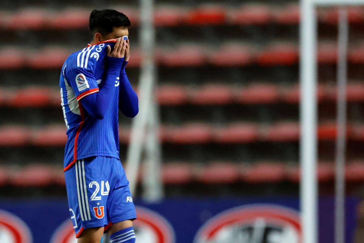 lamentando derrota de Universidad de Chile ante Unión La Calera.