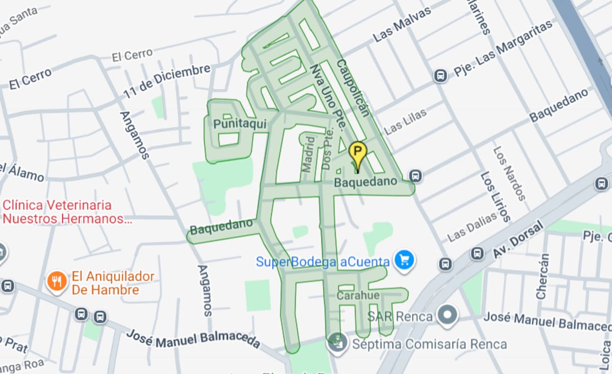 Estas calles se verán afectadas este 23 de abril. Foto: Aguas Andinas.