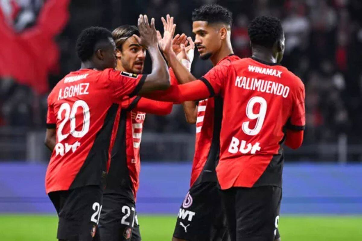 El Rennes de Jorge Sampaoli consiguió una victoria clave sobre el Saint-Etienne. Foto: Stade Rennais.