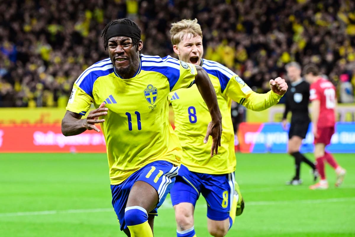 Suecia eliminó a Polonia y jugará el Mundial 2026. EFE