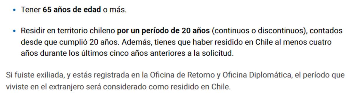 Requisitos del Bono por Hijo.