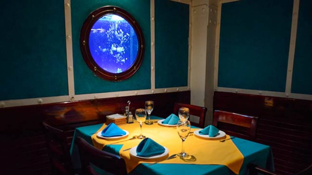 Así es el impresionante restaurante bajo el agua que puedes visitar en Santiago
