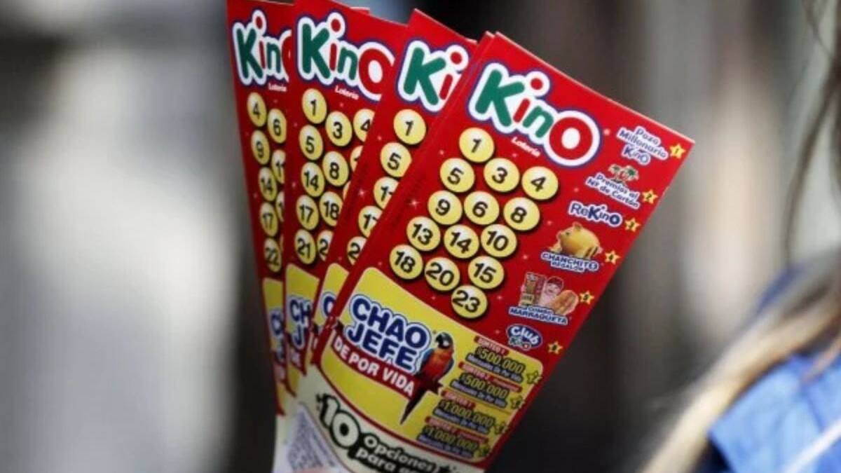 Resultados del Kino, sorteo 3126: Un jugador ganó un sueldo de $2.000.000 por 50 años