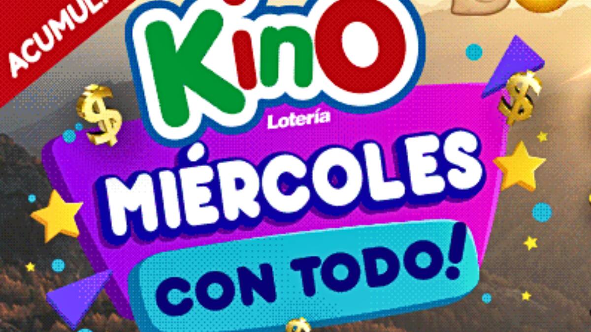 Resultados del Kino sorteo 3190: ¡Hubo un solo ganador de $1.140 millones este miércoles!