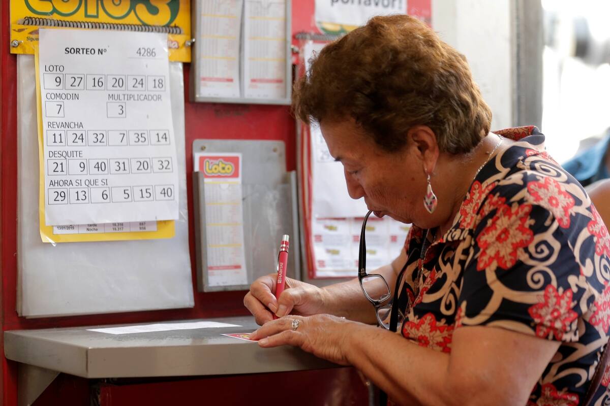 Cono los números ganadores del último sorteo de Loto.