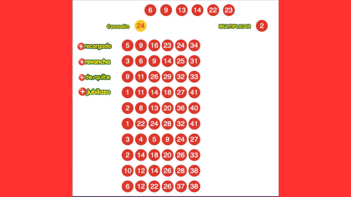 Estos son los resultados del Loto del sorteo 4982.