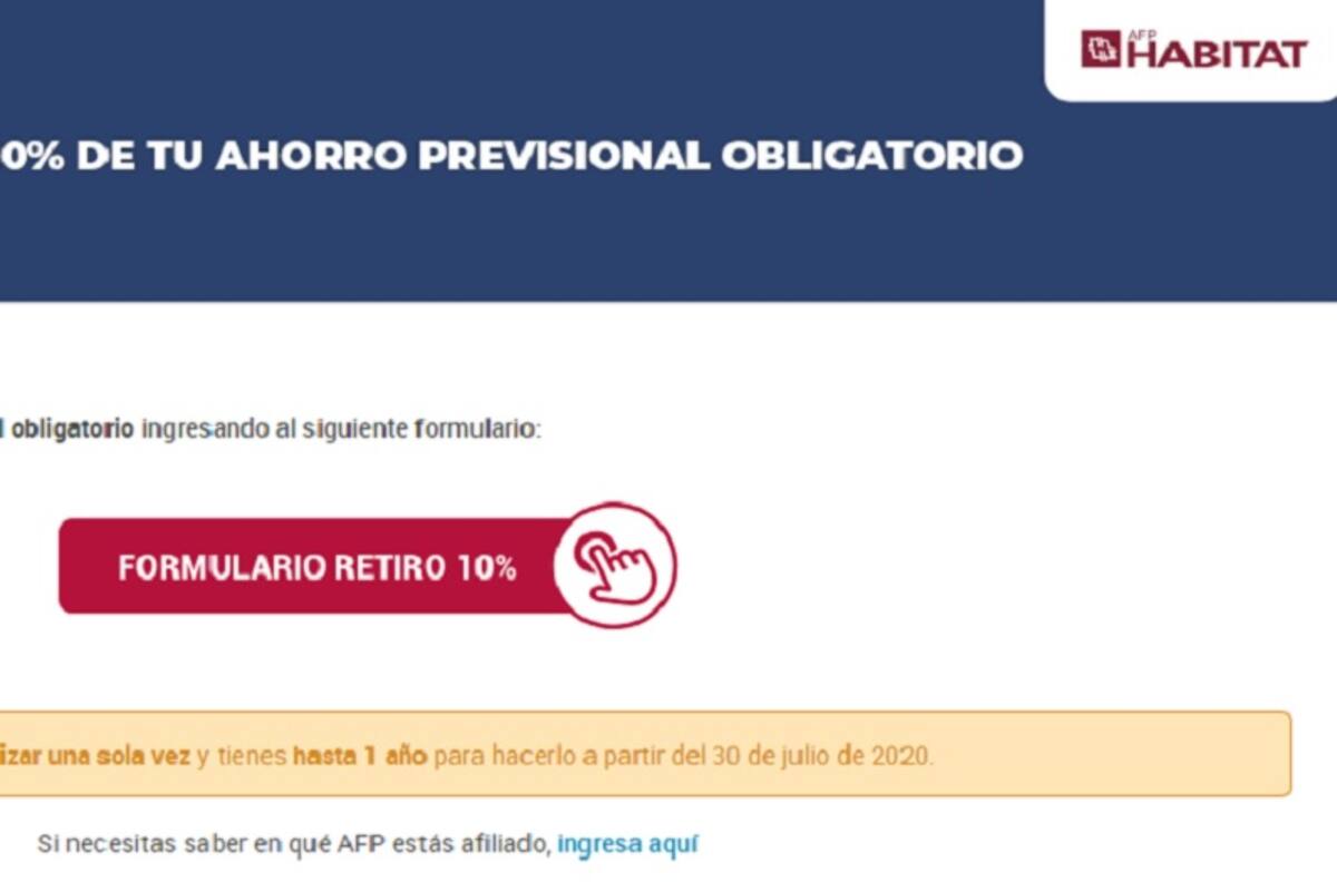 Retiro de fondos AFP: Revisa cómo llenar formulario y estado de solicitud en AFP Habitat