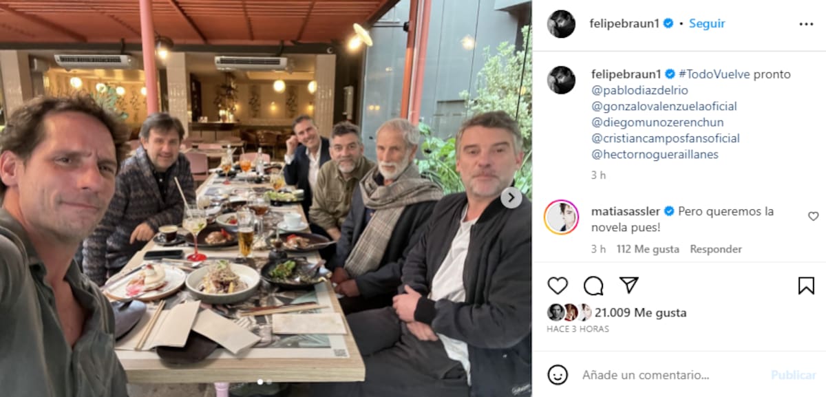 Reunión del elenco de "Machos" causa sensación en redes sociales.