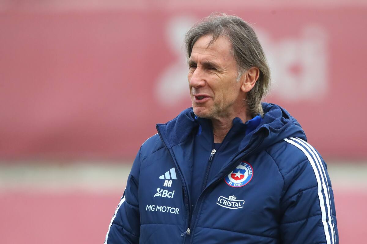 Ricardo Gareca, adiestrador de la Selección Chilena. Foto: Agencia Aton.
