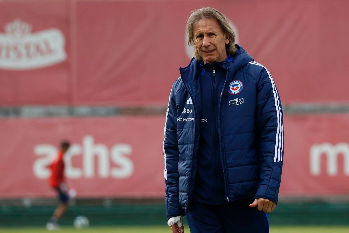 , entrenador de la Selección Chilena. Foto: Agencia Aton.