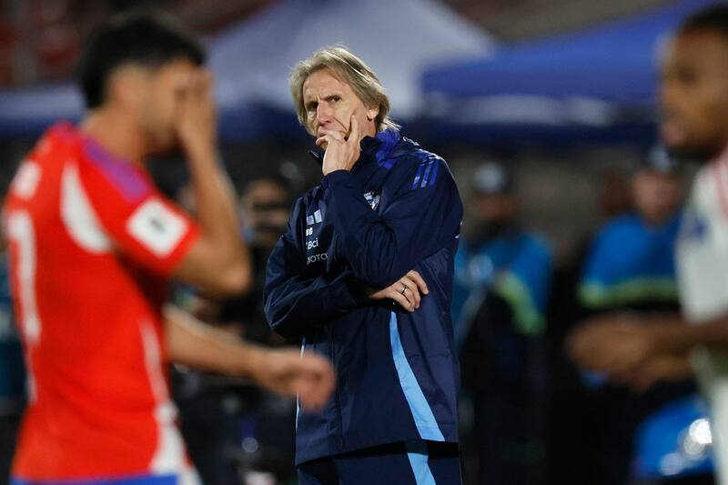Ricardo Gareca, adiestrador de La Roja. Foto: Agencia Aton.