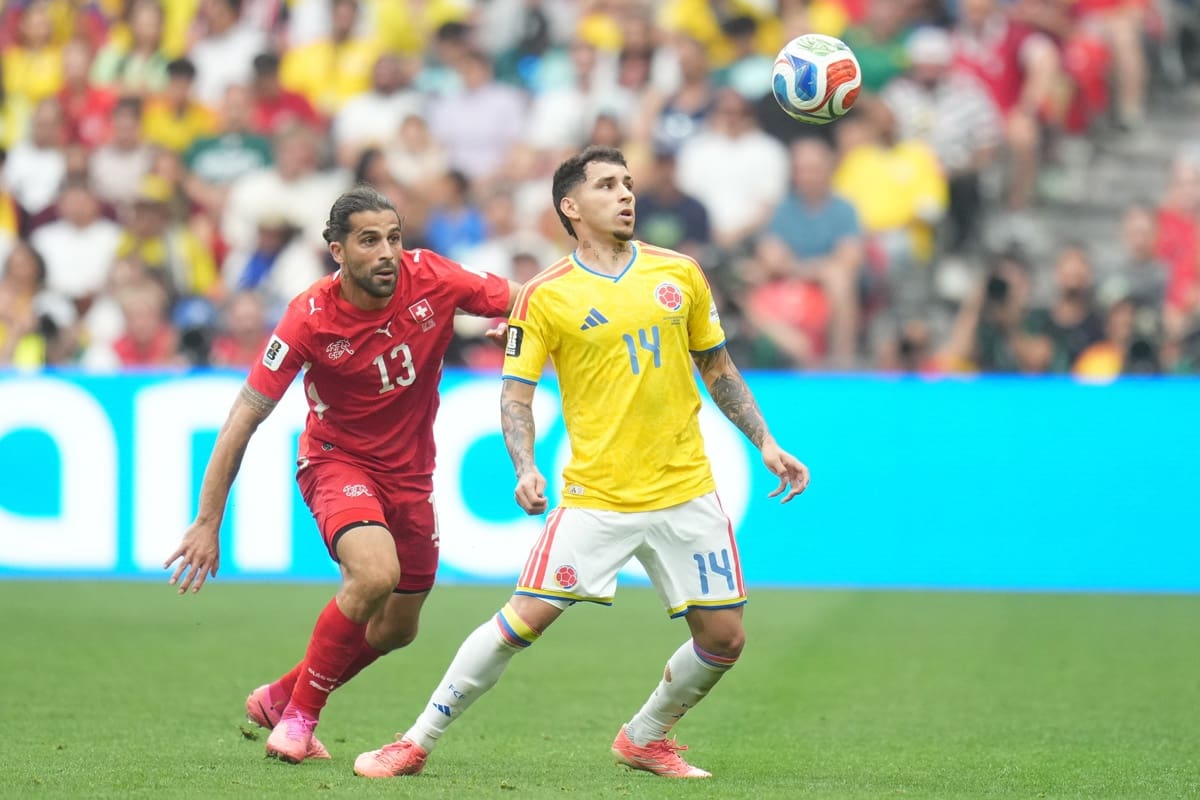 Jugó en el paso de Suiza a cuartos de final del Mundial. Foto: EFE.
