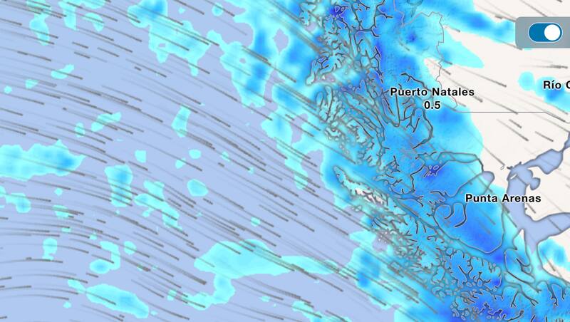 La previsión de lluvias que tiene Meteored para esta jornada de miércoles 19 de marzo. Foto: Meteored.