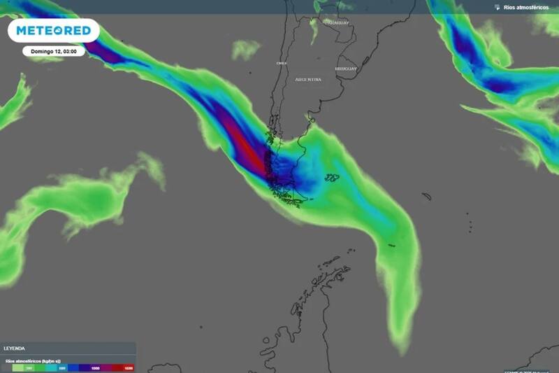 El fenómeno afectará a la Región de Aysén, principalmente. Foto: Meteored