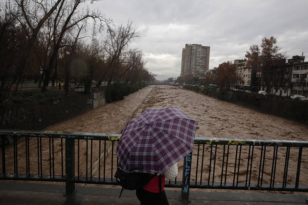 Así estaba el caudal este viernes. Créditos: ATON.