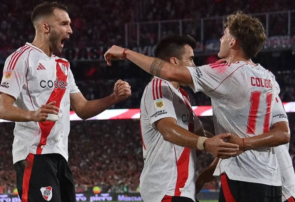 Será local en el Monumental ante Boca. Foto: @RiverPlate.