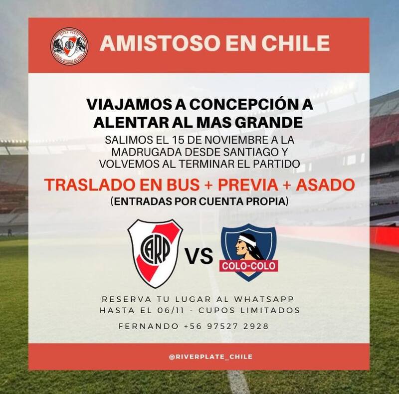 Hinchas de River Plate tenían todo listo para viajar a Concepción