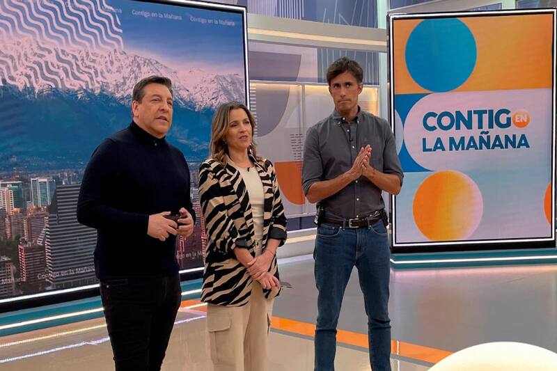Roberto Cox en el matinal de CHV
