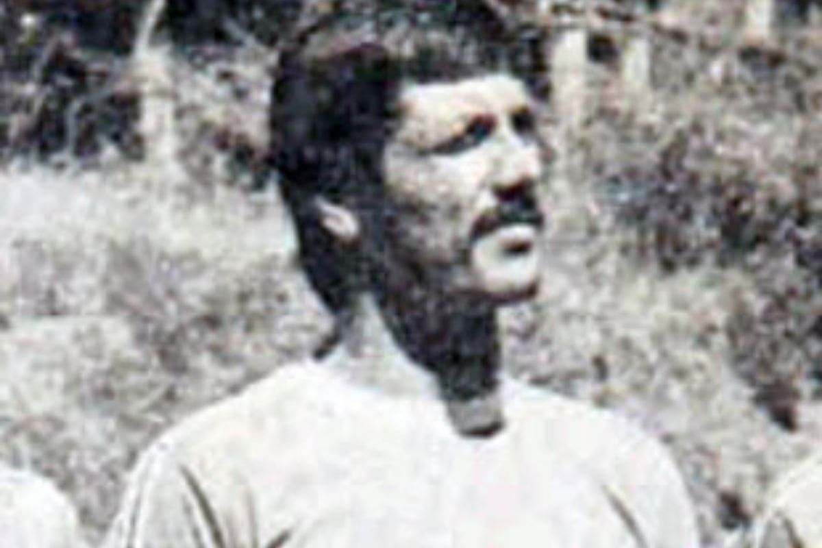 El Guagua, en su época de jugador.