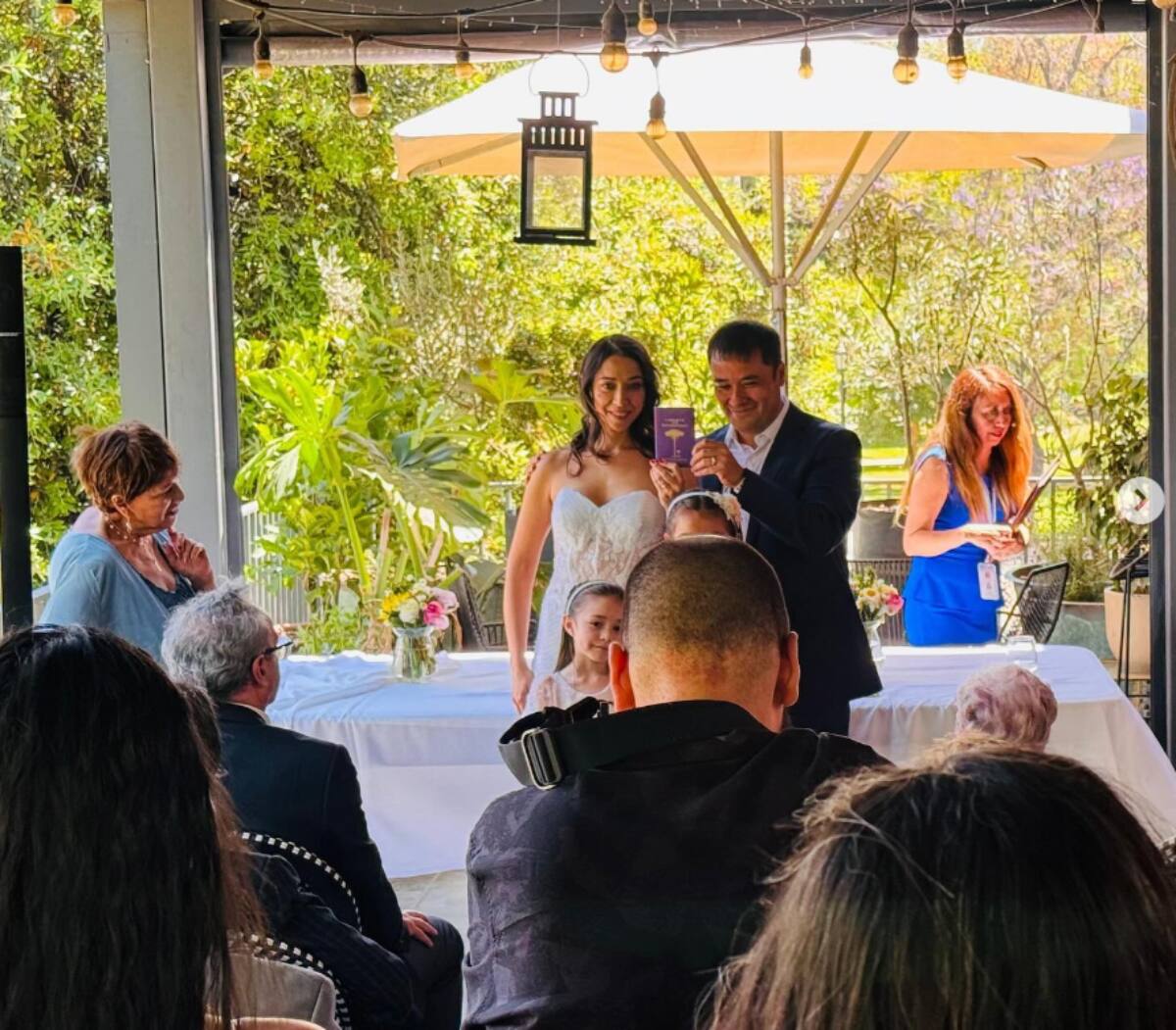 Roberto Saa contrajo matrimonio con Carla Jiménez