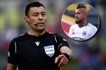 Esto fue lo que hizo el jefe de los árbitros tras la expulsión de Arturo Vidal en Colo Colo